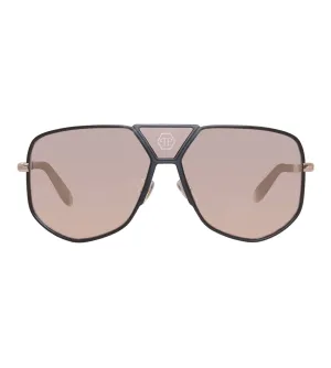 Philipp Plein Men's Brown Square Sunglasses