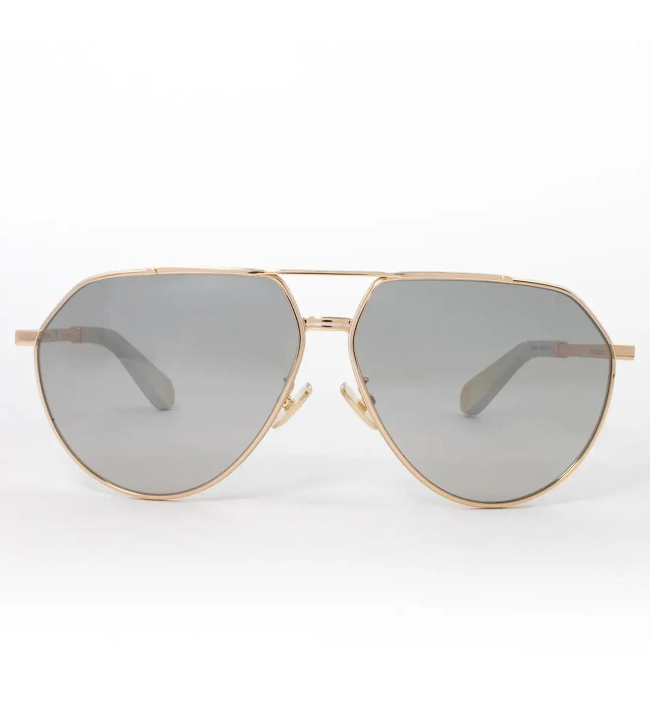 Philipp Plein Unisex Grey Aviator Sunglasses