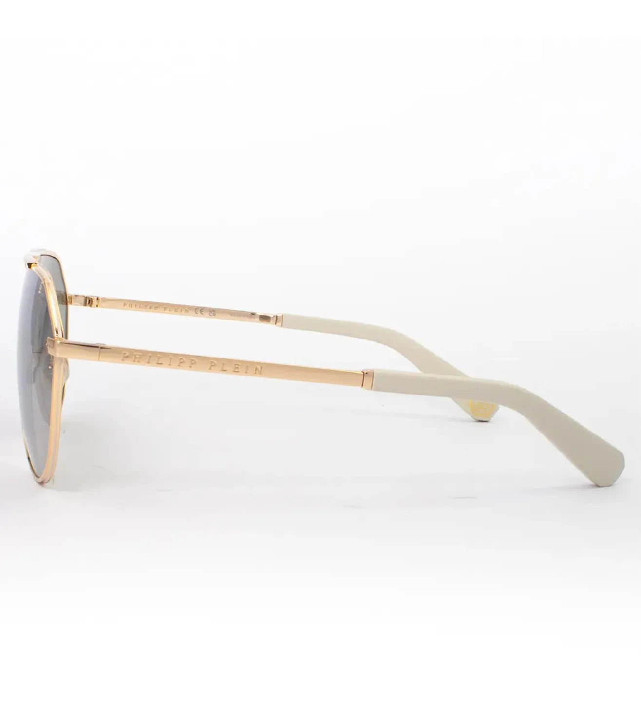 Philipp Plein Unisex Grey Aviator Sunglasses