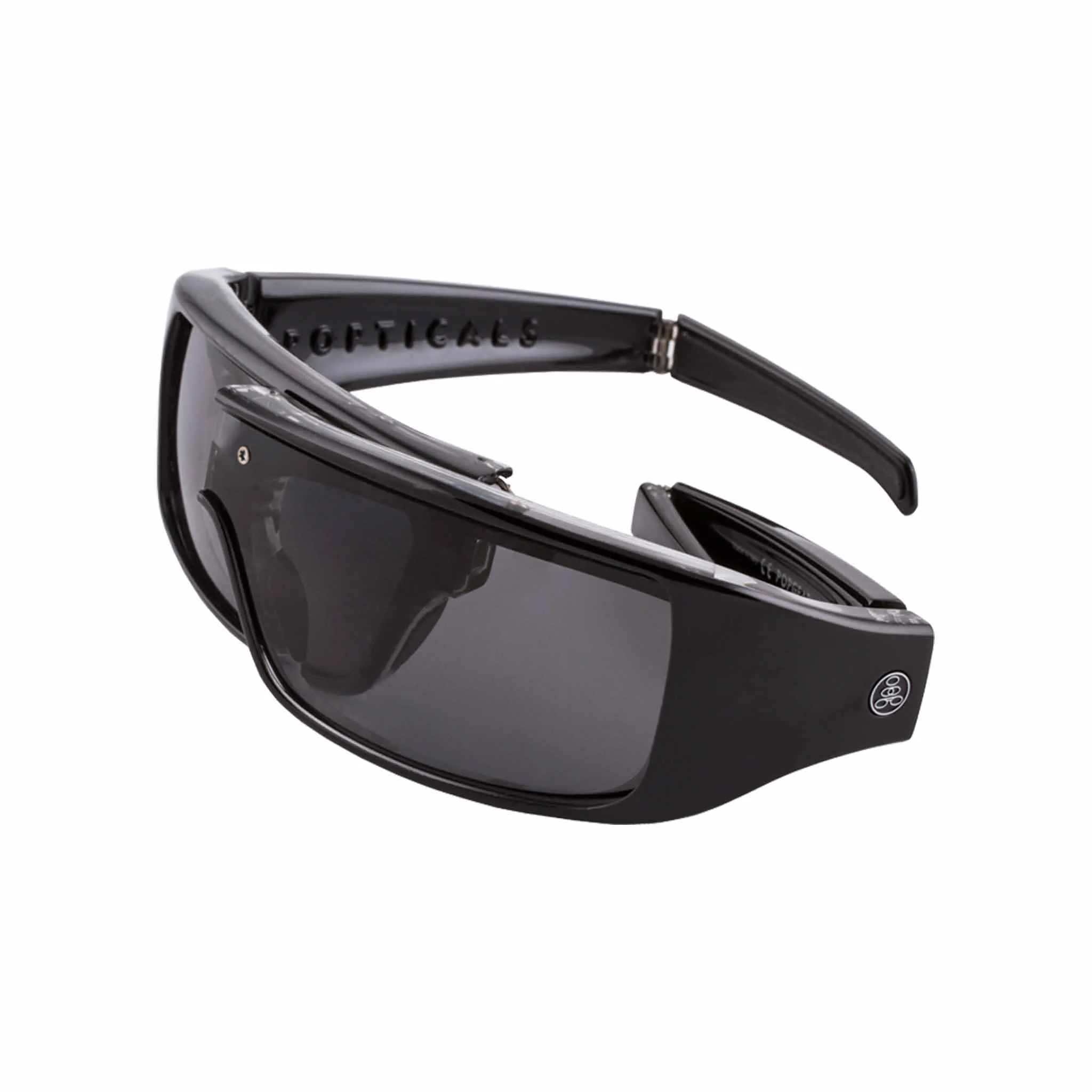 POPGEAR | Polarized, Gloss Black Crystal, Gray Lens