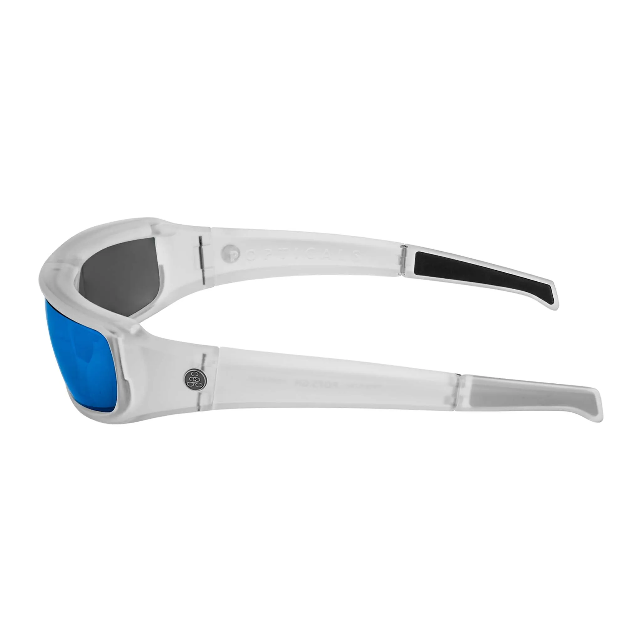 POPSIGN | Polarized, Matte Crystal, Blue Mirror