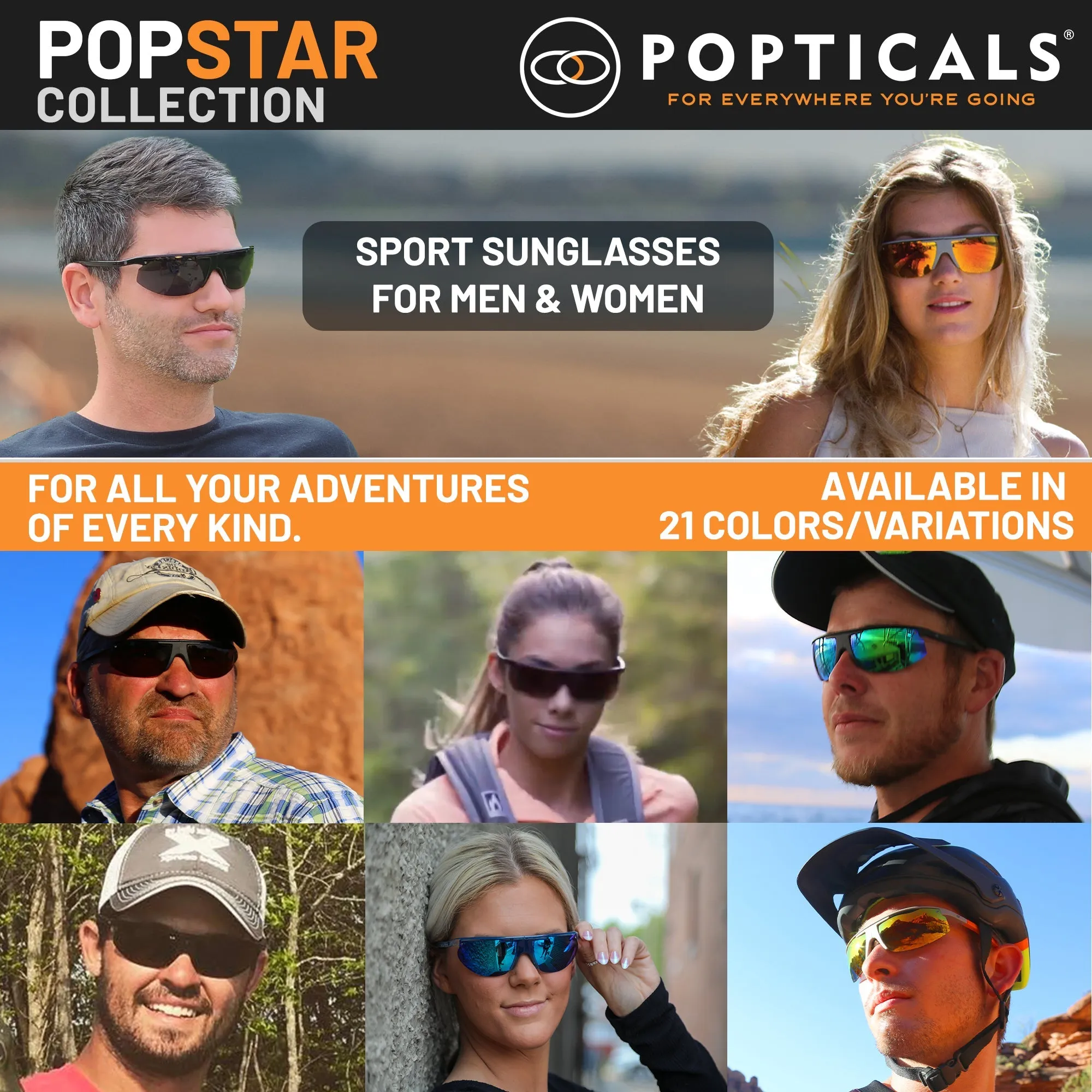 POPSTAR | Polarized, Gloss Black Crystal, Gray Lens