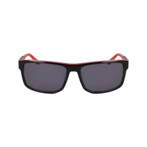 Retro Square Sunglasses - Black