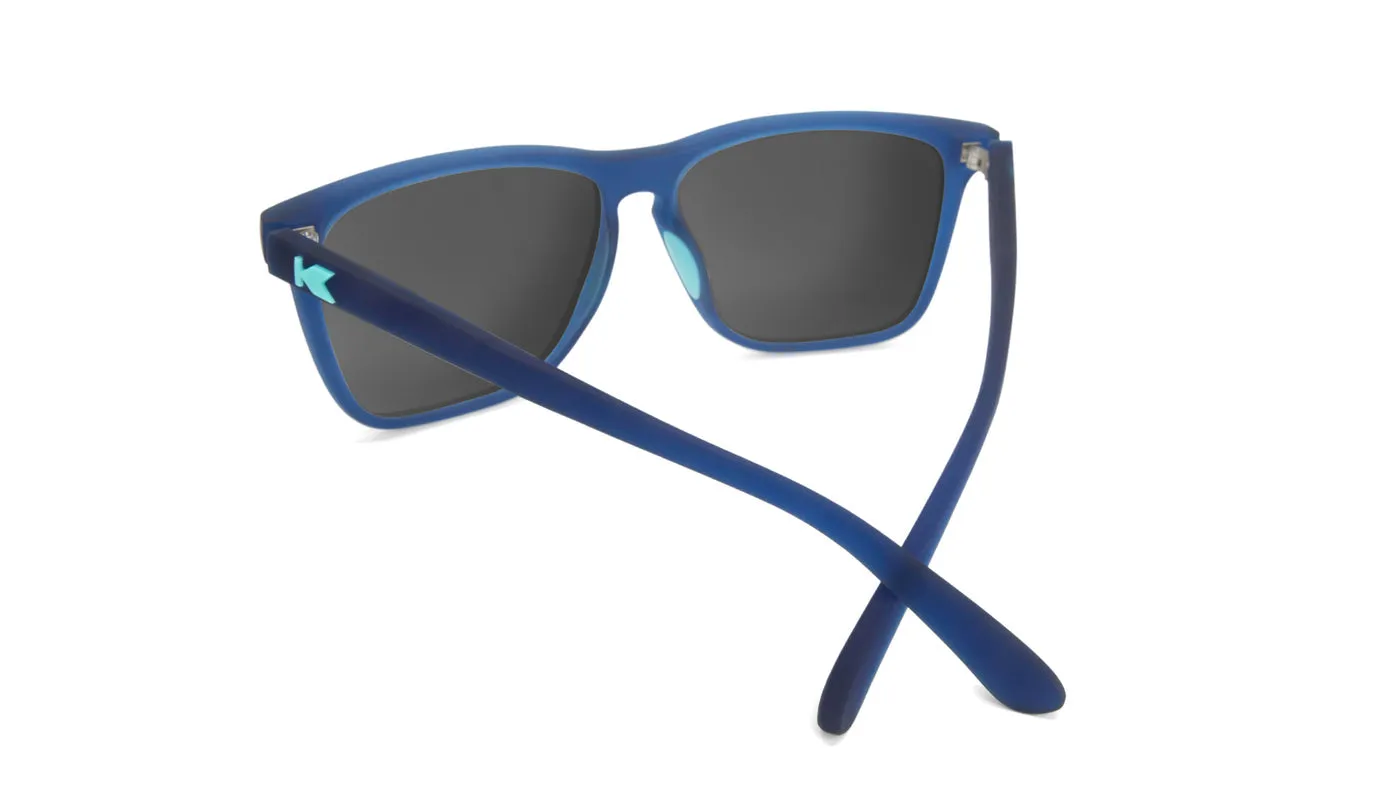 Rubberized Navy / Mint Fast Lanes Sport Sunglasses