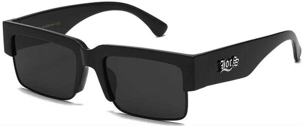 Small Flat Top Rimless Locs