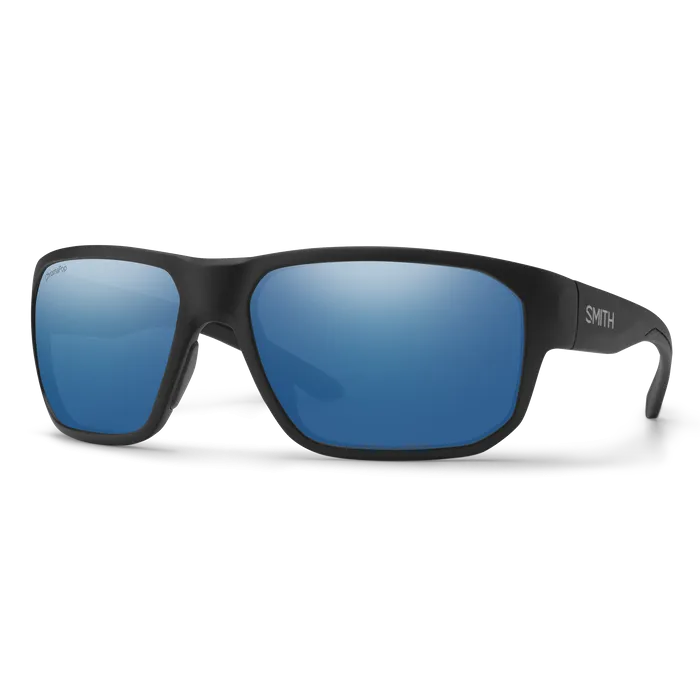 Smith Arvo Sunglasses-Mt Blk/CP PC Blu Mir Plr