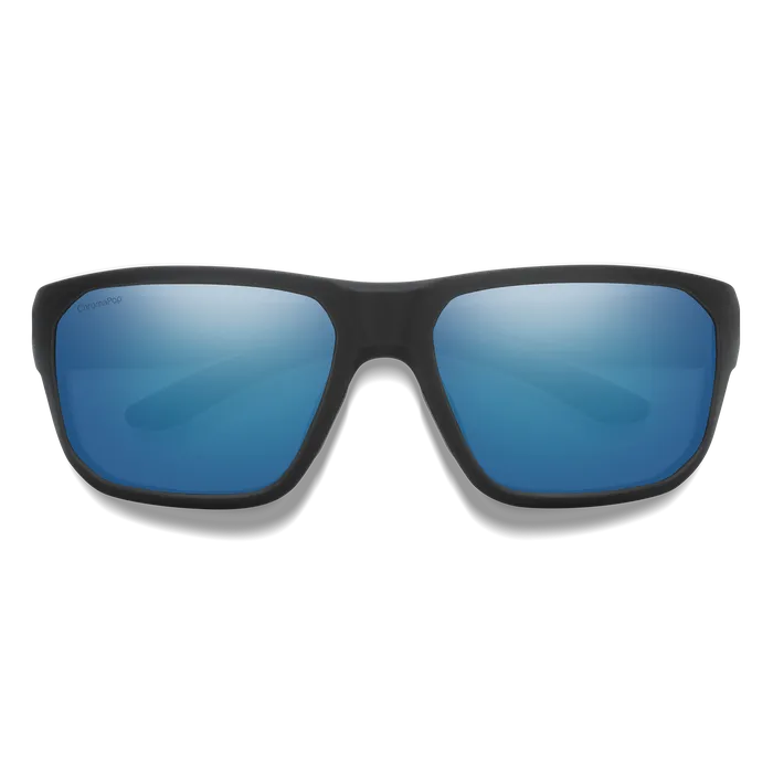 Smith Arvo Sunglasses-Mt Blk/CP PC Blu Mir Plr