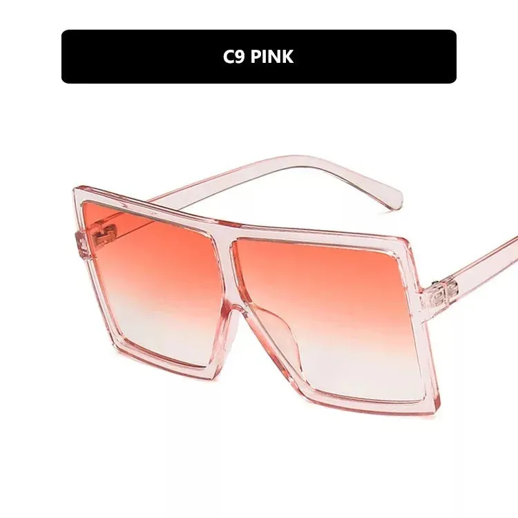 Square Women Sun Glasses Female Eyewear UV400 Oversized Fashion