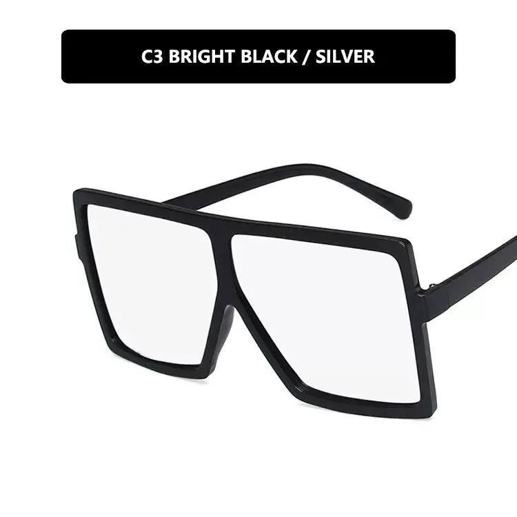 Square Women Sun Glasses Female Eyewear UV400 Oversized Fashion
