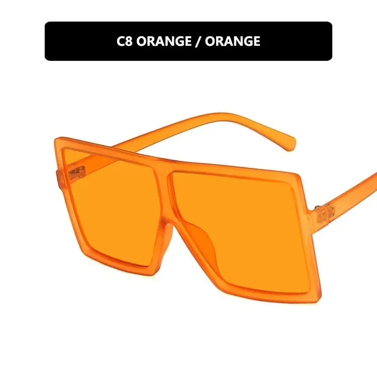 Square Women Sun Glasses Female Eyewear UV400 Oversized Fashion