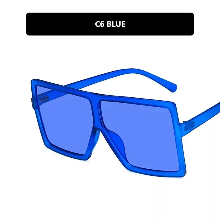 Square Women Sun Glasses Female Eyewear UV400 Oversized Fashion