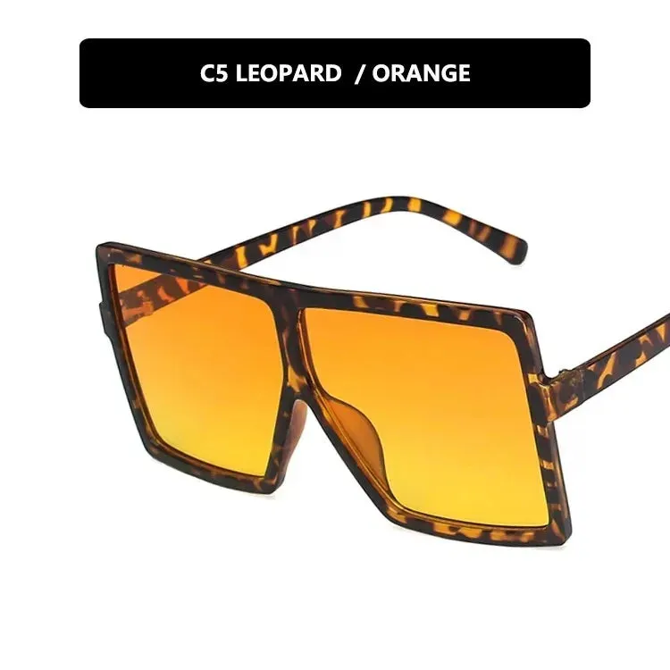 Square Women Sun Glasses Female Eyewear UV400 Oversized Fashion