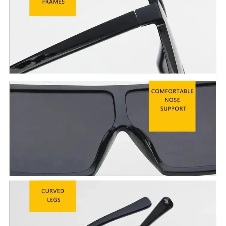 Square Women Sun Glasses Female Eyewear UV400 Oversized Fashion