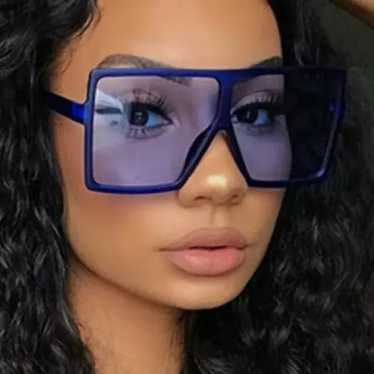 Square Women Sun Glasses Female Eyewear UV400 Oversized Fashion
