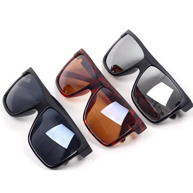 Super Cool Big Square frame Flat top new fashion sunglasses women men sun glasses