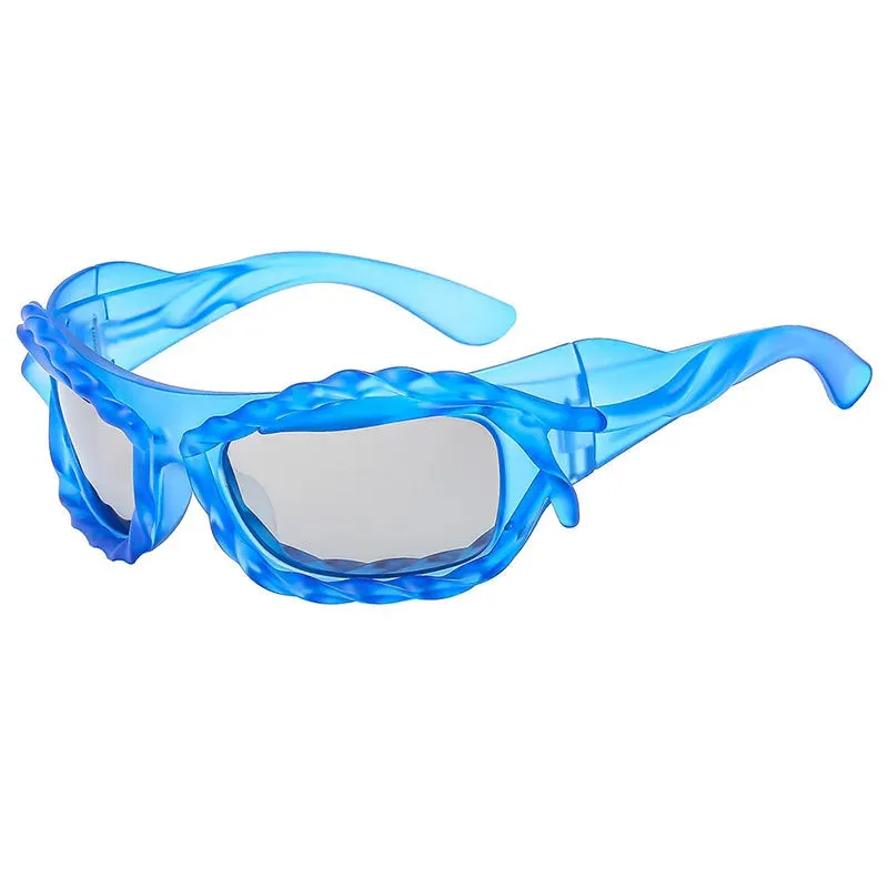 Tear Myself Apart Rectangular Sunglasses