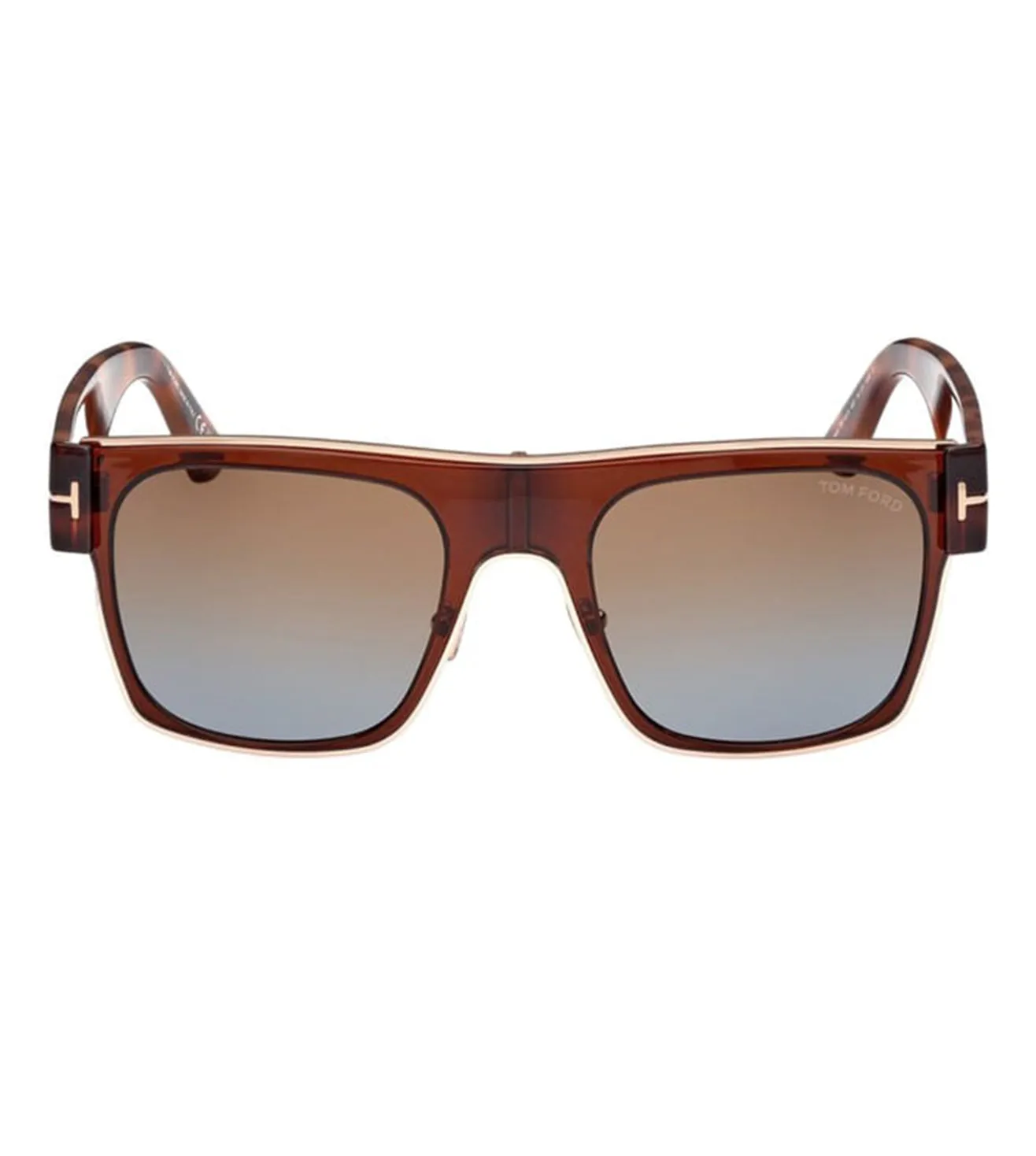Tom Ford Men's Brown Square Sunglasses