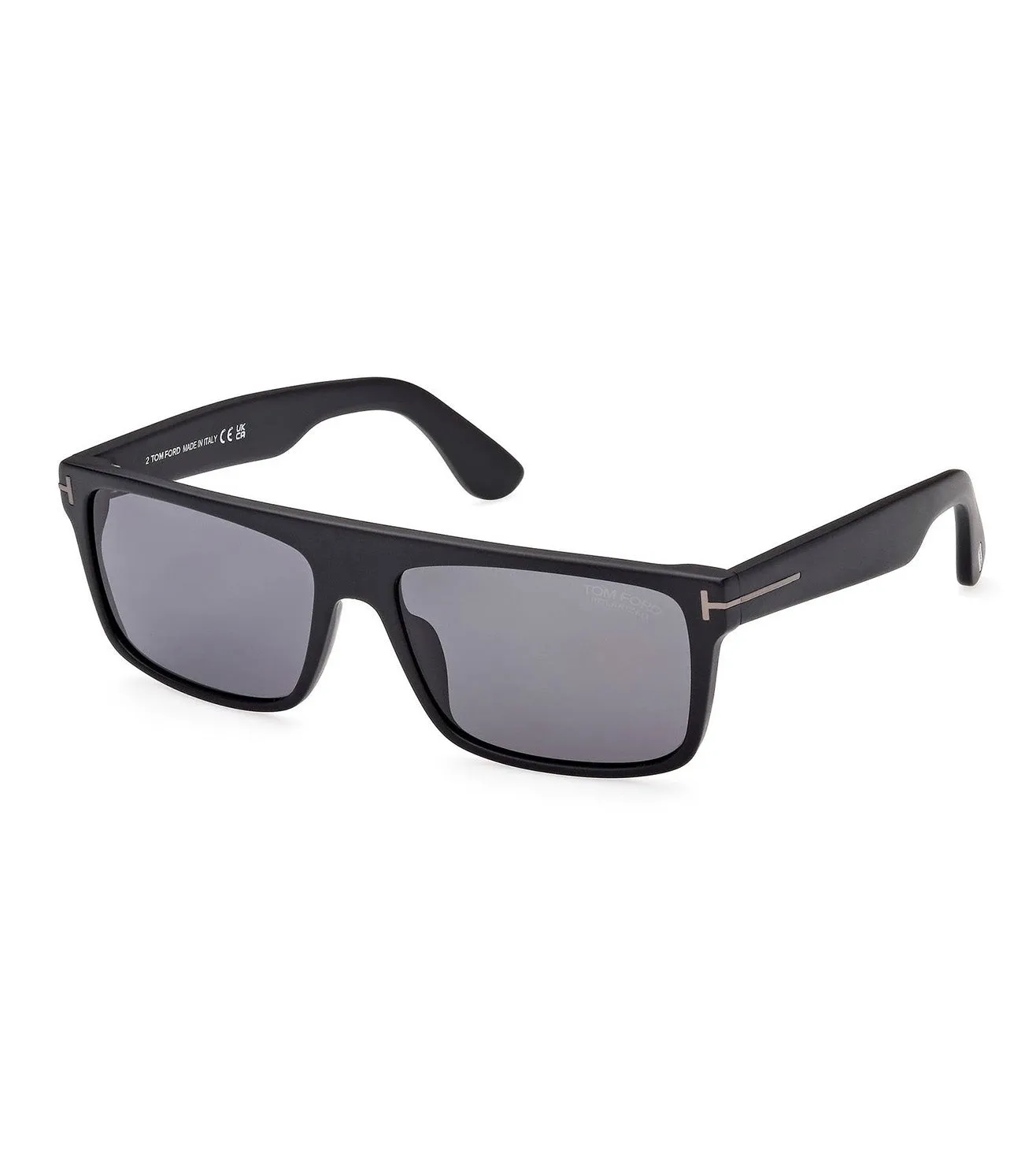 Tom Ford Men's Grey Rectangular Sunglasses