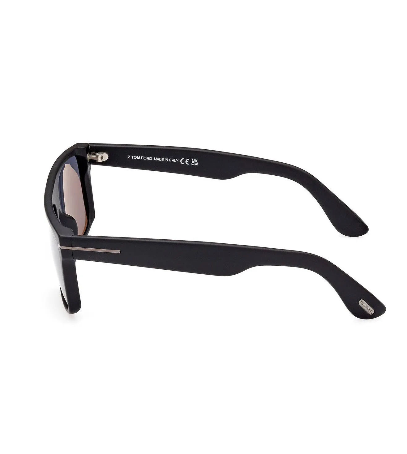 Tom Ford Men's Grey Rectangular Sunglasses