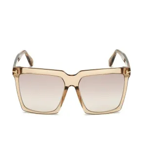 Tom Ford Women's Brown Square Sunglasses