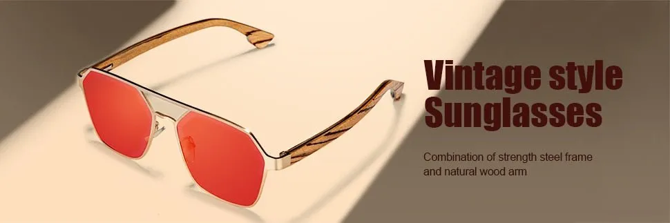 UV400 Polarized Metal Sunglasses