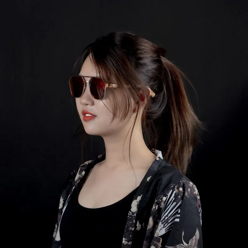 UV400 Polarized Metal Sunglasses