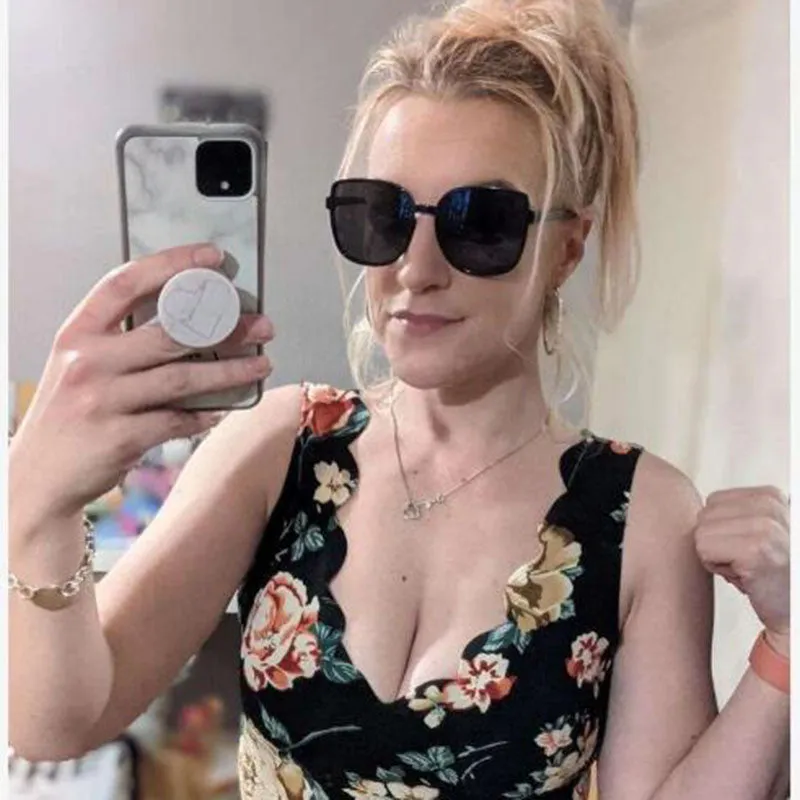 VenusFox Fashion Colorful Reflective Mercury Sunglasses Oversize Round Frame Glasses Coated Outdoor Internet Celebrity Recommend Gafas
