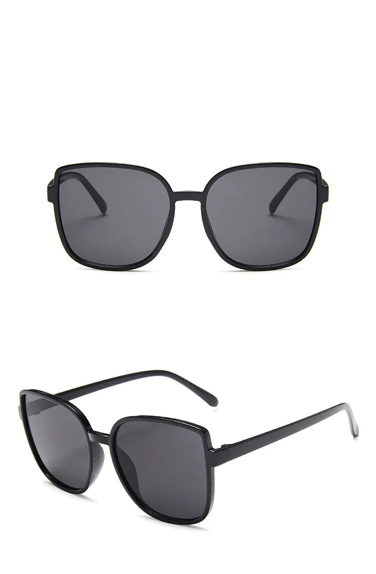 VenusFox Fashion Colorful Reflective Mercury Sunglasses Oversize Round Frame Glasses Coated Outdoor Internet Celebrity Recommend Gafas
