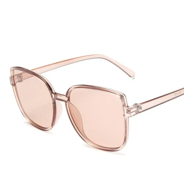 VenusFox Fashion Colorful Reflective Mercury Sunglasses Oversize Round Frame Glasses Coated Outdoor Internet Celebrity Recommend Gafas