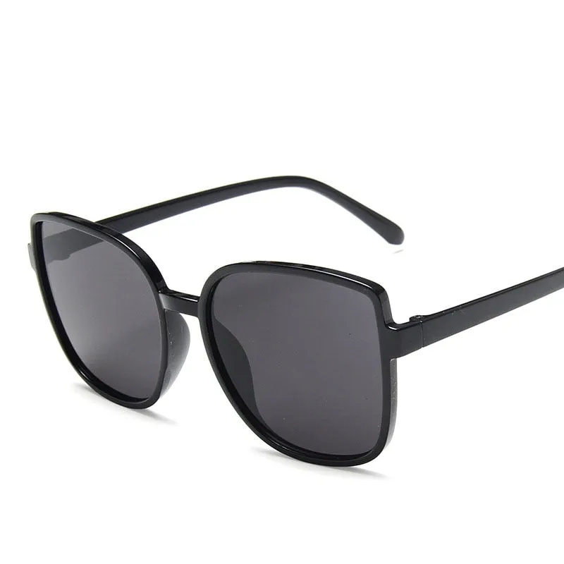 VenusFox Fashion Colorful Reflective Mercury Sunglasses Oversize Round Frame Glasses Coated Outdoor Internet Celebrity Recommend Gafas