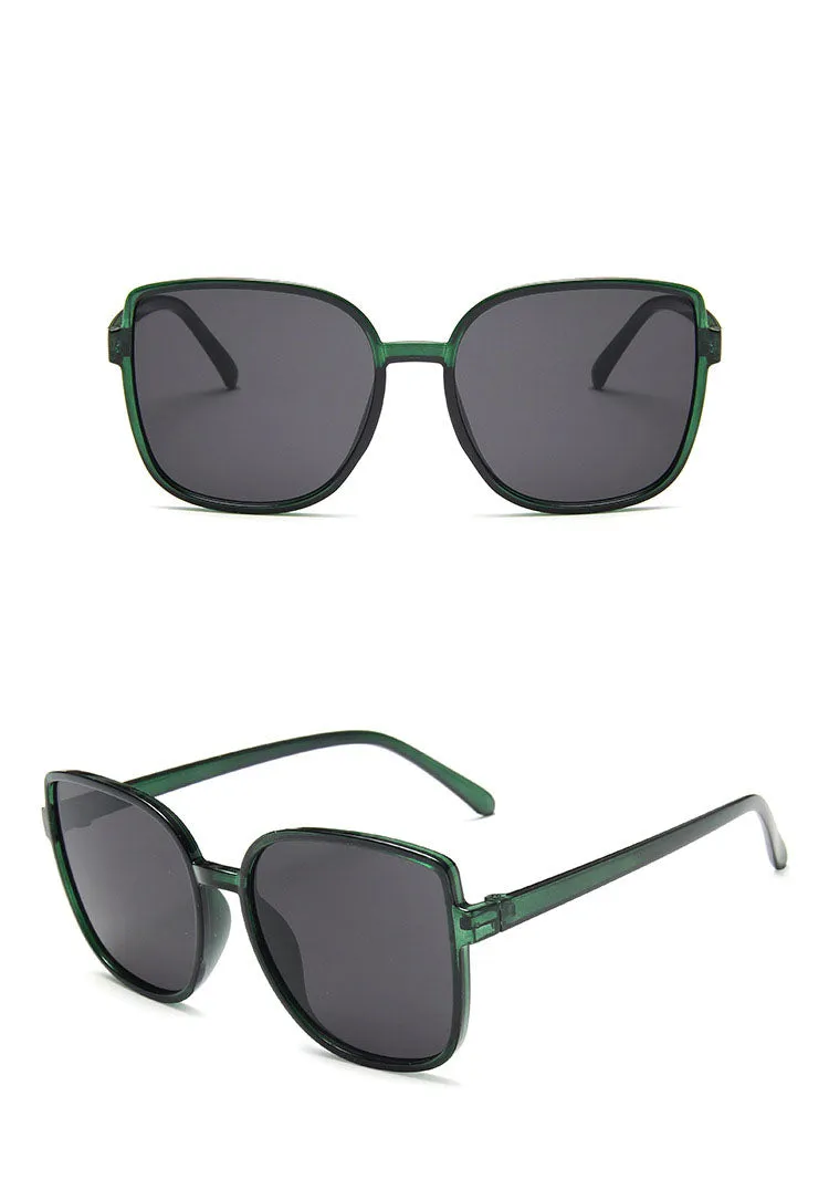 VenusFox Fashion Colorful Reflective Mercury Sunglasses Oversize Round Frame Glasses Coated Outdoor Internet Celebrity Recommend Gafas