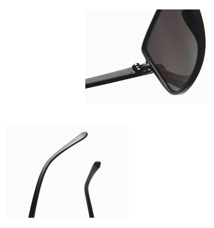 VenusFox Fashion Colorful Reflective Mercury Sunglasses Oversize Round Frame Glasses Coated Outdoor Internet Celebrity Recommend Gafas