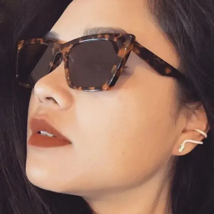 Vintage Cat Eye Sunglasses Women Retro Small Frame Shades