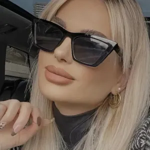 Vintage Cat Eye Sunglasses Women Retro Small Frame Shades