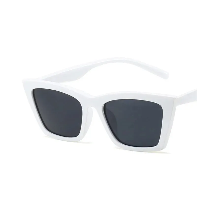 Vintage Cat Eye Sunglasses Women Retro Small Frame Shades