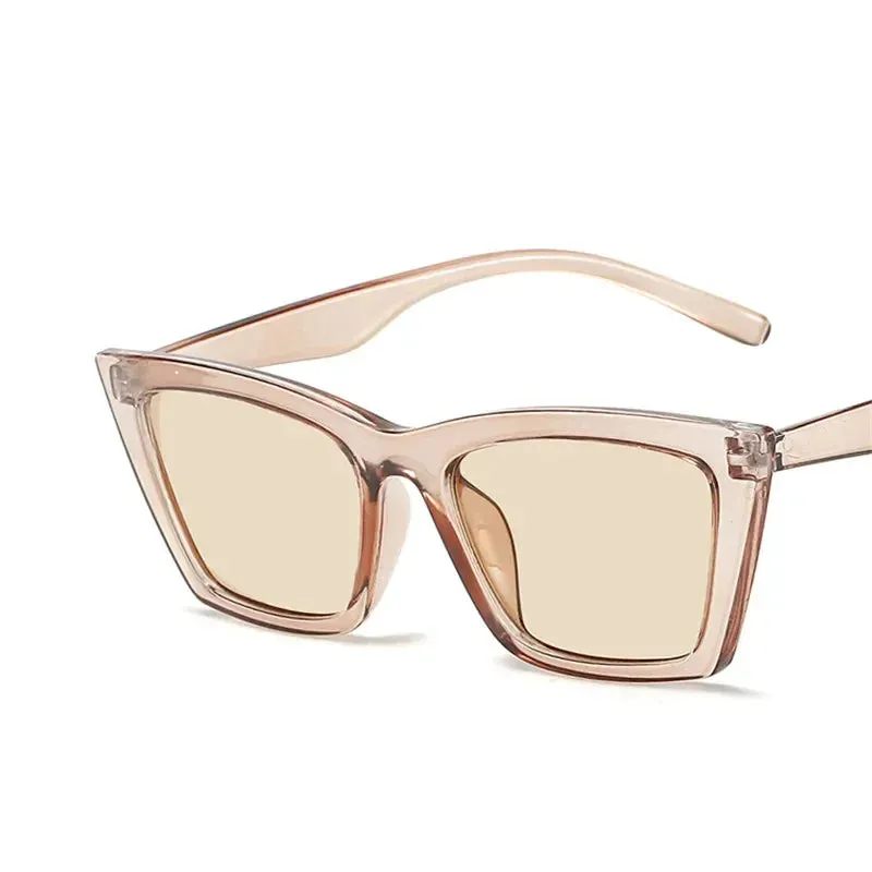 Vintage Cat Eye Sunglasses Women Retro Small Frame Shades