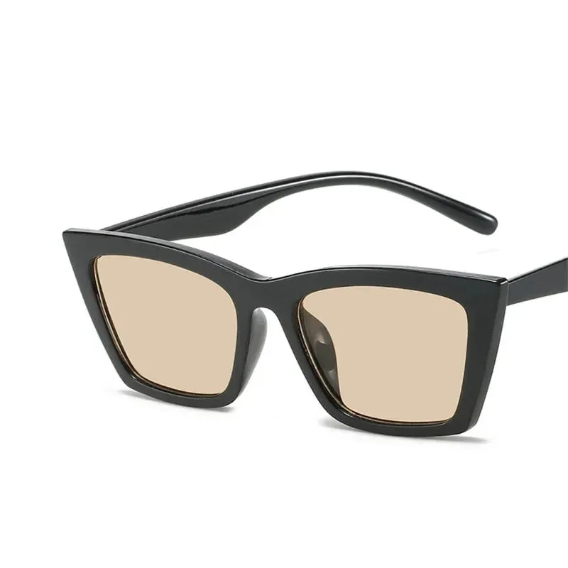 Vintage Cat Eye Sunglasses Women Retro Small Frame Shades