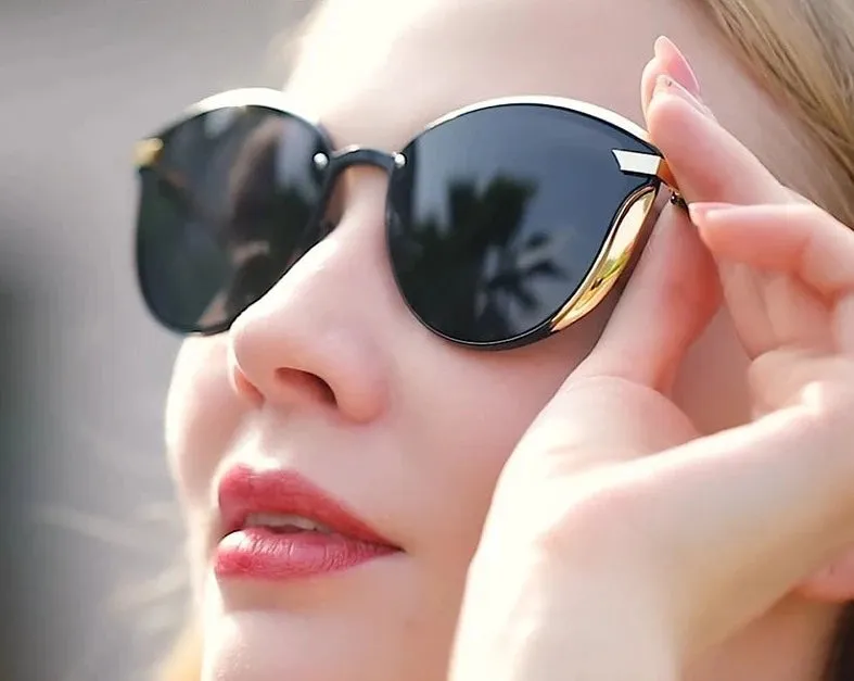 Women's UV400 Polarized Cat Eye Sunglasses
