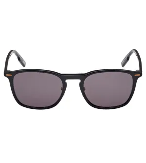 Zegna Men's Smoke Oval Sunglasses