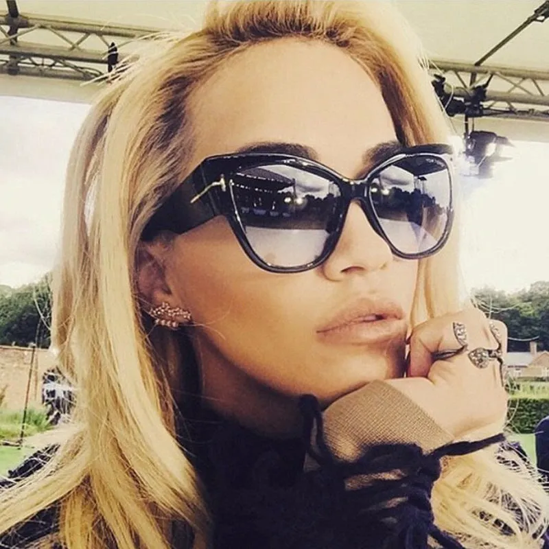 ZXWLYXGX 2020 Fashion Cat Eye Sunglasses Women Brand Designer