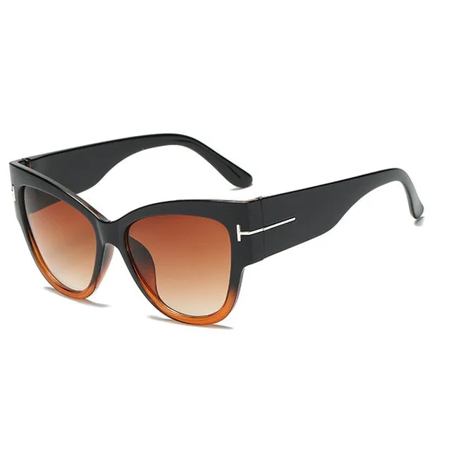 ZXWLYXGX 2020 Fashion Cat Eye Sunglasses Women Brand Designer