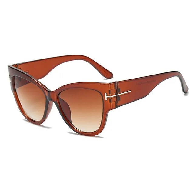 ZXWLYXGX 2020 Fashion Cat Eye Sunglasses Women Brand Designer